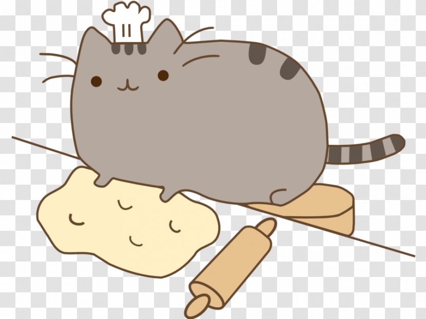 Cat Pusheen Cooking Tenor - Silhouette - Animals Animation Transparent PNG