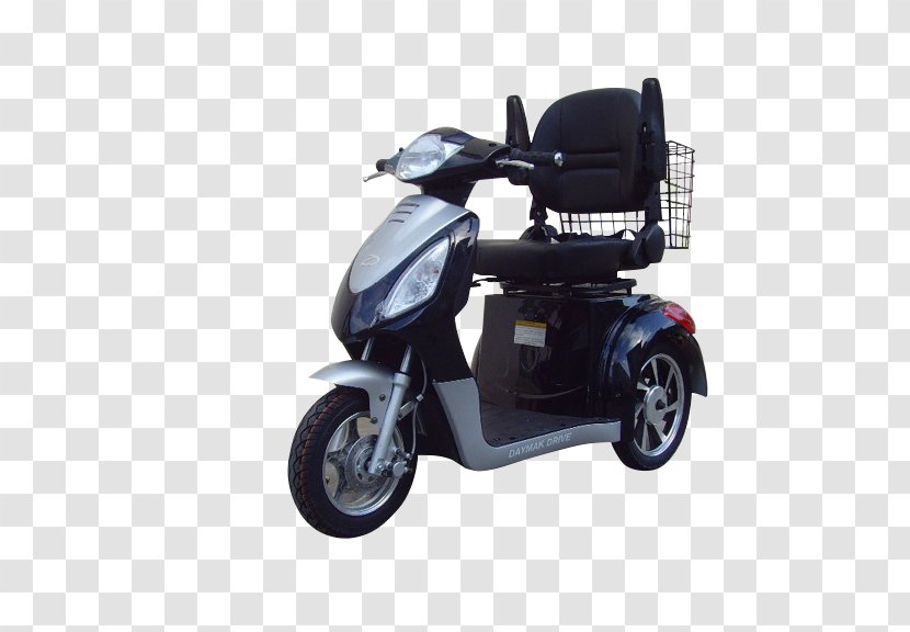 Wheel Mobility Scooters Electric Vehicle Motorcycle Accessories - Motorized Tricycle - Scooter Transparent PNG