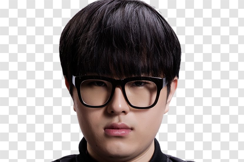 League Of Legends Electronic Sports Glasses Wiki - Black Hair Transparent PNG