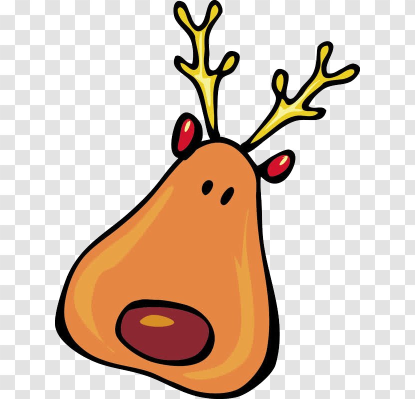 Santa Claus Rudolph Reindeer Clip Art Vector Graphics - After Christmas Shopping Transparent PNG