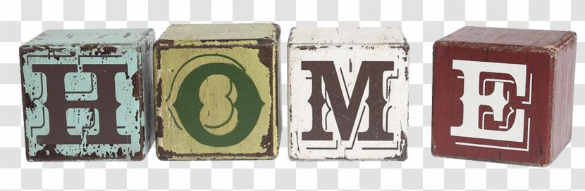 Home Toy Block Letter Vintage Clothing Designer - HOME Building Material Free To Pull Transparent PNG
