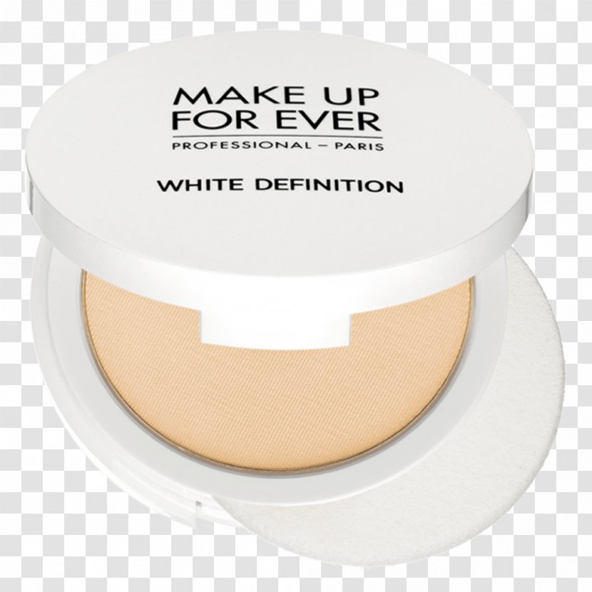 Face Powder Make Up For Ever White Definition Empty Pack Cosmetics - Material Transparent PNG