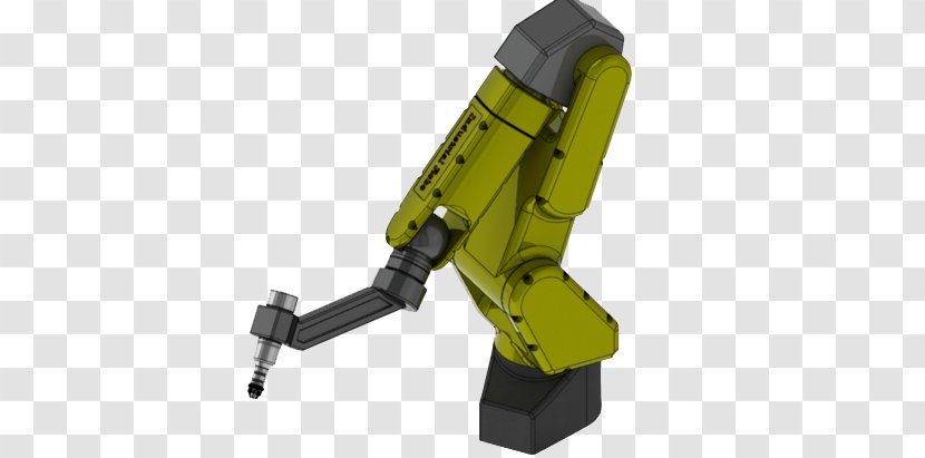 Industrial Robot Industry Manufacturing - Solidworks - Green Arm Transparent PNG