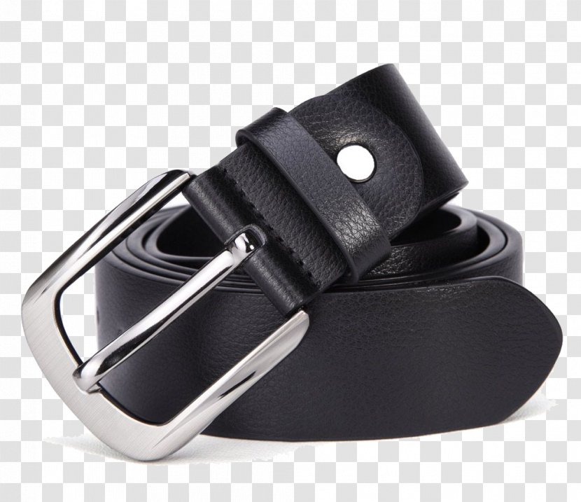 Black Belt Leather Transparent PNG
