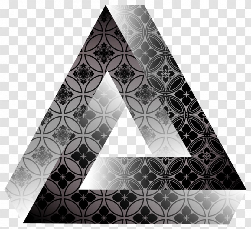 Penrose Triangle Drawing Art - Abstract Pattern Transparent PNG