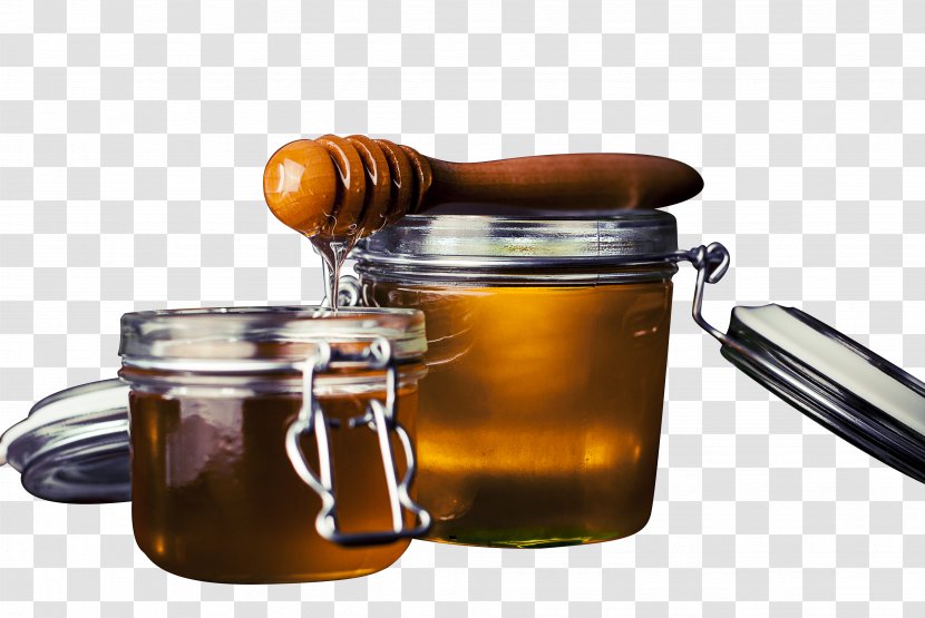 Honey Bee Food Health Recipe - Fitness And Wellness - HD Feng Jar Transparent PNG