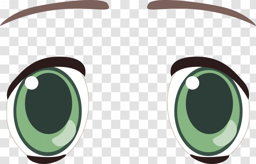 Eye Green Cartoon - Water Eyes Transparent PNG