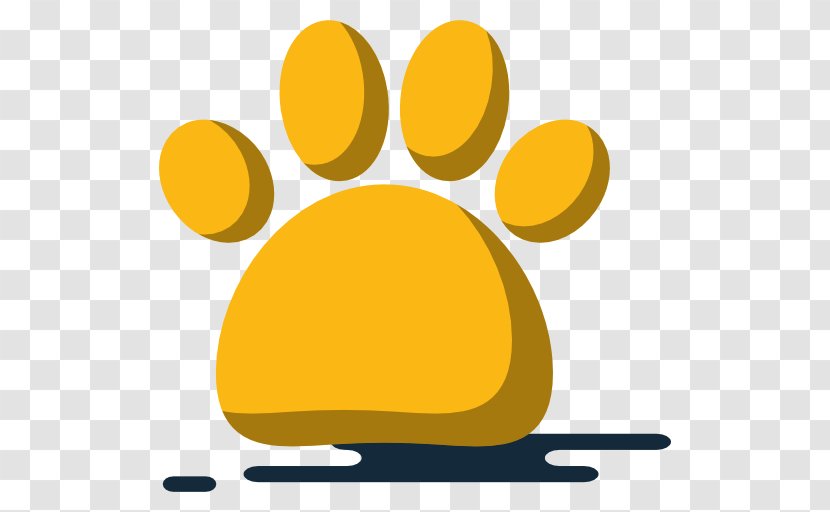 Yellow Paw Android Transparent PNG