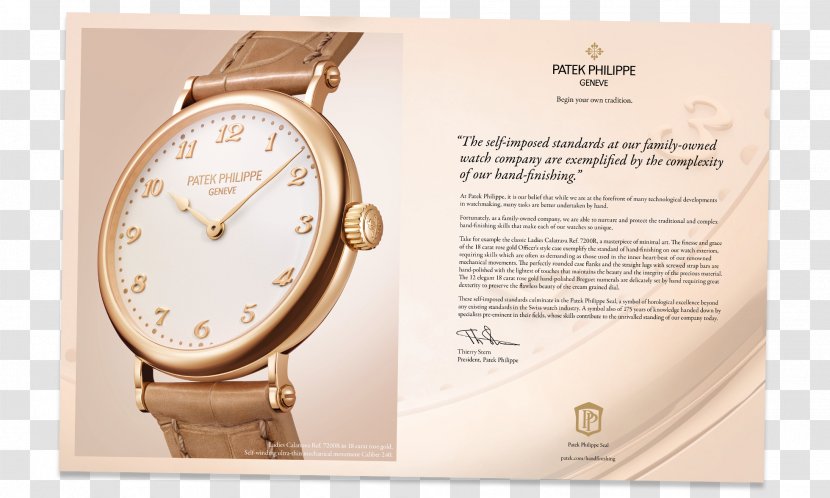 Watch Strap Patek Philippe & Co. Brand Watchmaker - Annual Calendar Transparent PNG