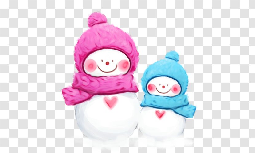 Snowman - Toy - Smile Plush Transparent PNG
