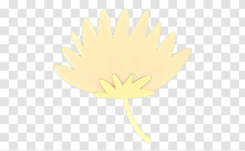 Yellow Leaf Gerbera Plant Flower - Camomile Hand Transparent PNG