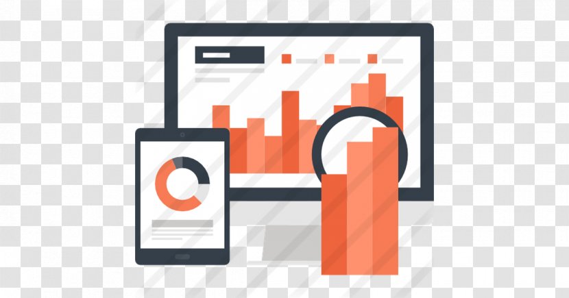 Statistics Data Analysis - Bar Chart - Orange Transparent PNG