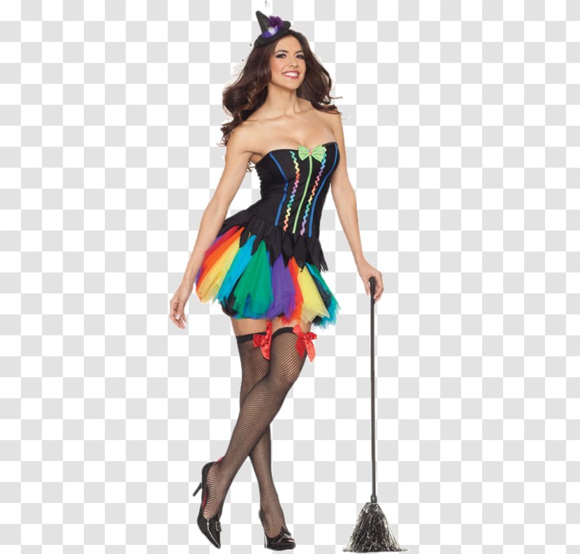 Costume Fashion Party Woman Rainbow Transparent PNG