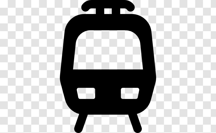 Trolley - Black And White - Bus Transparent PNG