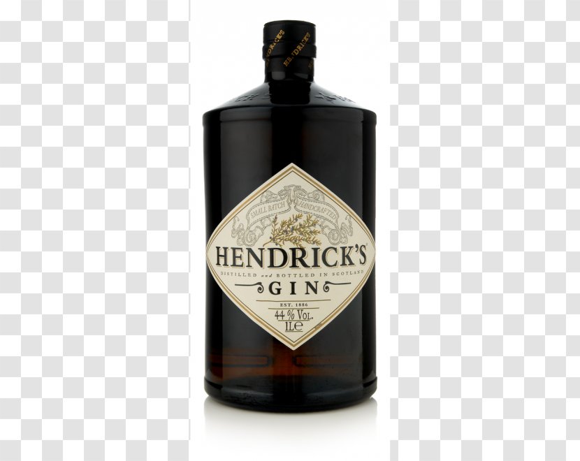 Gin And Tonic Distilled Beverage Water Hendrick's - Hendricks Transparent PNG