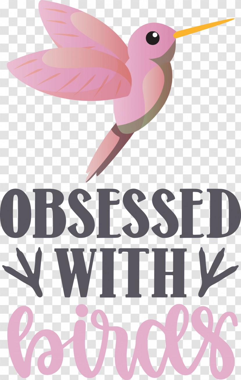 Obsessed With Birds Bird Birds Quote Transparent PNG