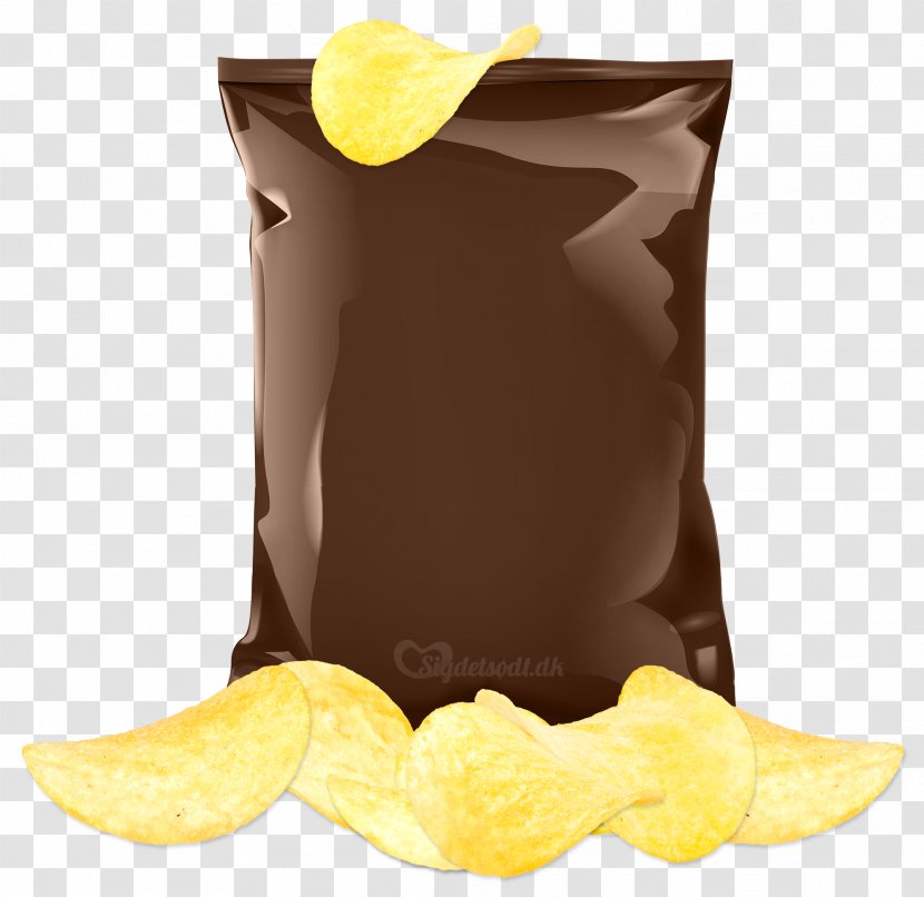 Junk Food Potato Chip Snack Logo - Mockups Transparent PNG