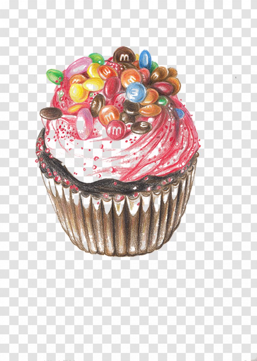 Cupcake Gelatin Dessert Birthday Cake - Baking - Jelly Bean Picture Material Transparent PNG