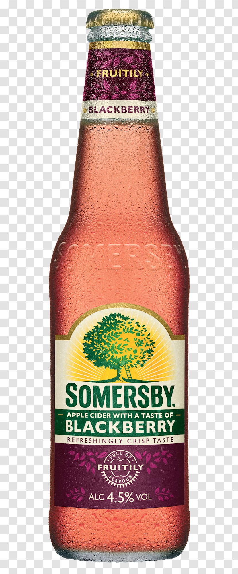 Somersby Cider Beer Carlsberg Group Perry - BlackBerry Juice Transparent PNG