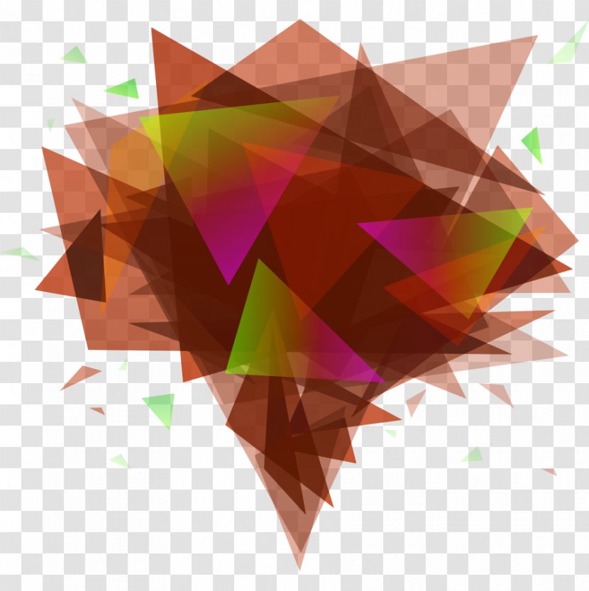 Collage Triangle - Symmetry - Colors Transparent PNG