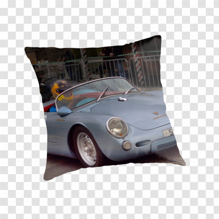 Vintage Car Pillow Cushion Automotive Design - Throwing Rubbish Transparent PNG