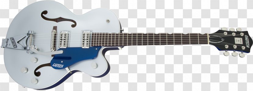 Gretsch White Falcon Electric Guitar Semi-acoustic - Tv Jones Transparent PNG