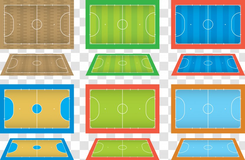 Basketball Court Ball Game - Vector Games Transparent PNG