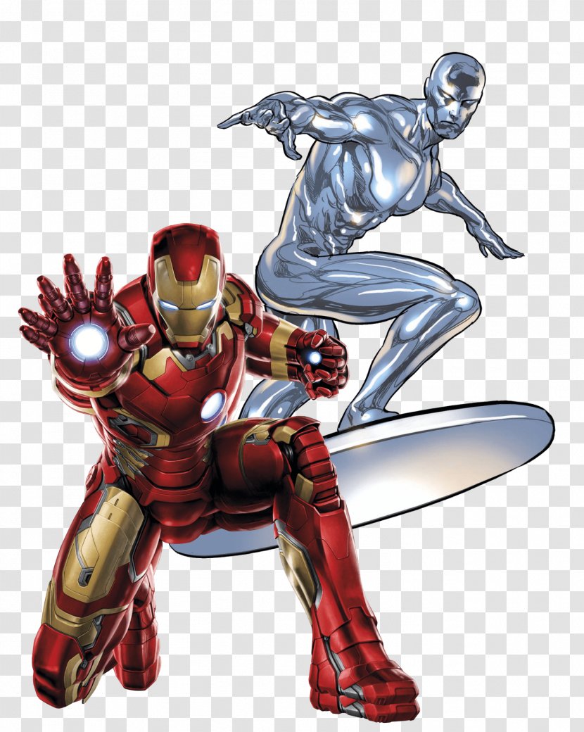 Iron Man Silver Surfer Thor YouTube Black Widow - Marvel Cinematic Universe - Ironman Transparent PNG