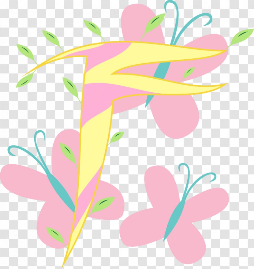 Floral Design Fluttershy Graphic Petal Transparent PNG