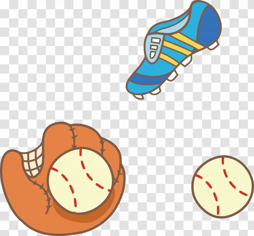 Baseball Glove - Vector Illustration Transparent PNG