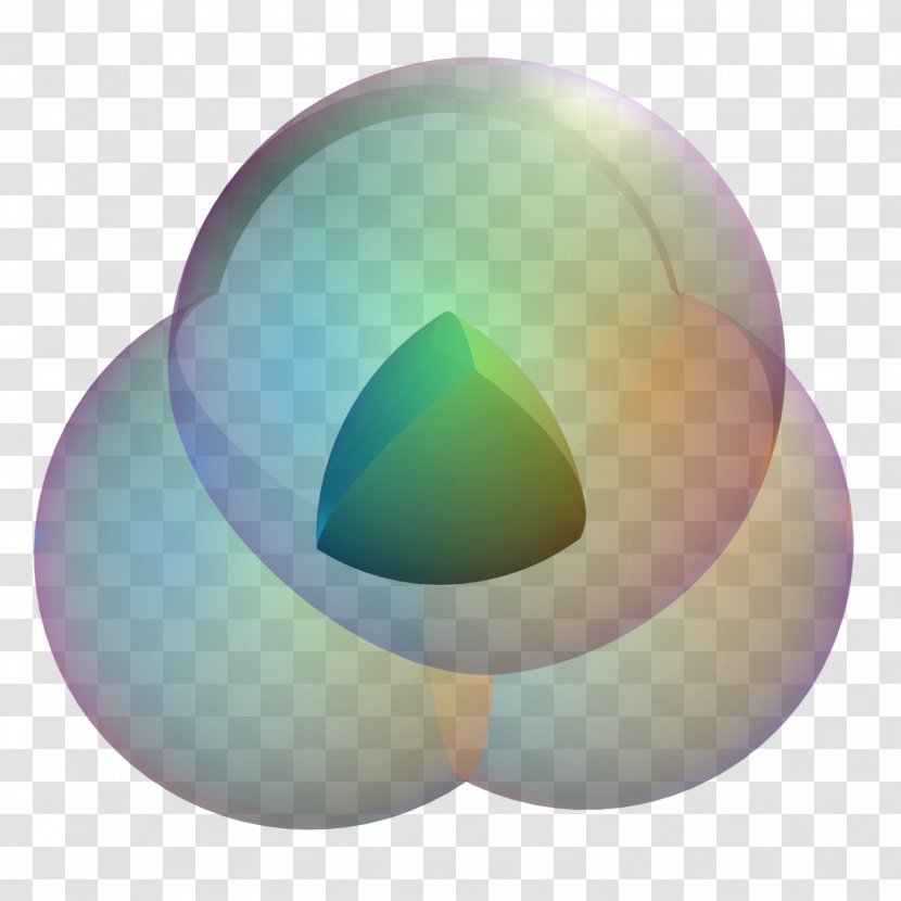 Reuleaux Tetrahedron Triangle Sphere Intersection Transparent PNG