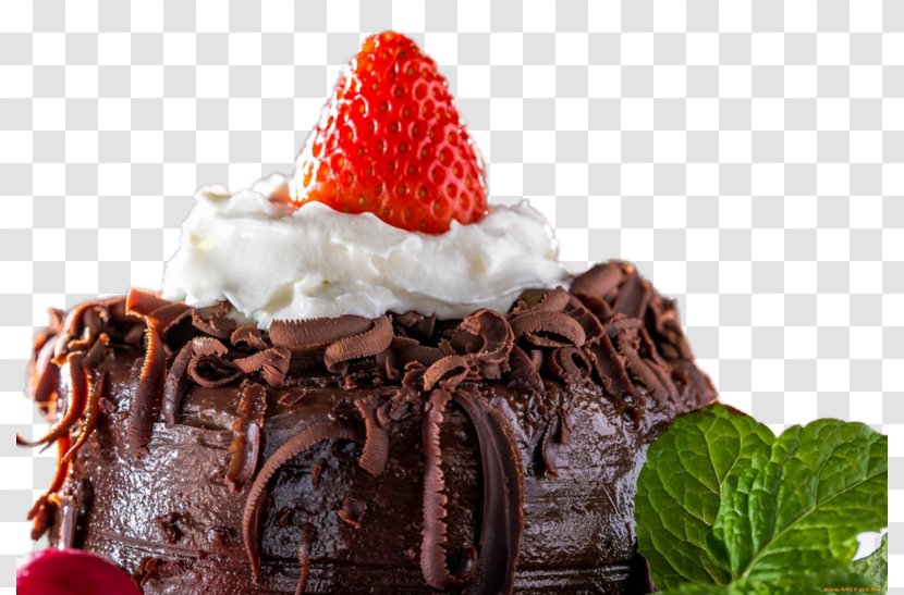 Chocolate Cake Birthday Fruitcake Christmas Angel Food - Whipped Cream Transparent PNG