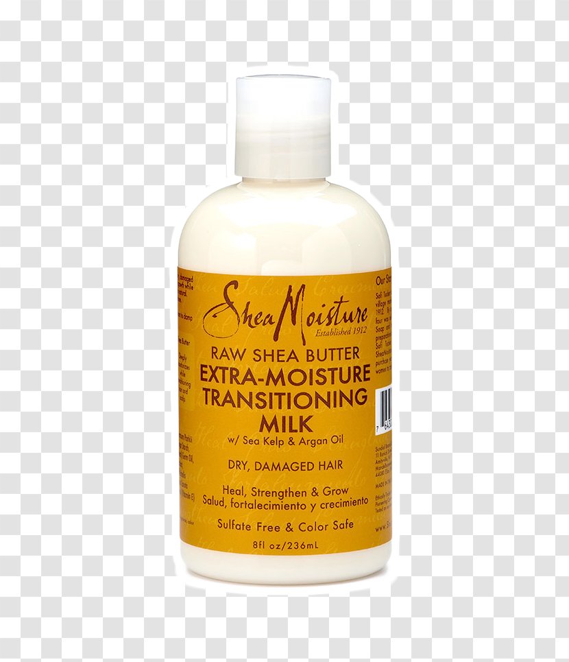 Shea Moisture Raw Butter Extra-Moisture Transitioning Milk Moisturizer SheaMoisture Retention Shampoo - Lotion - Propaganda Producto De Belleza Transparent PNG