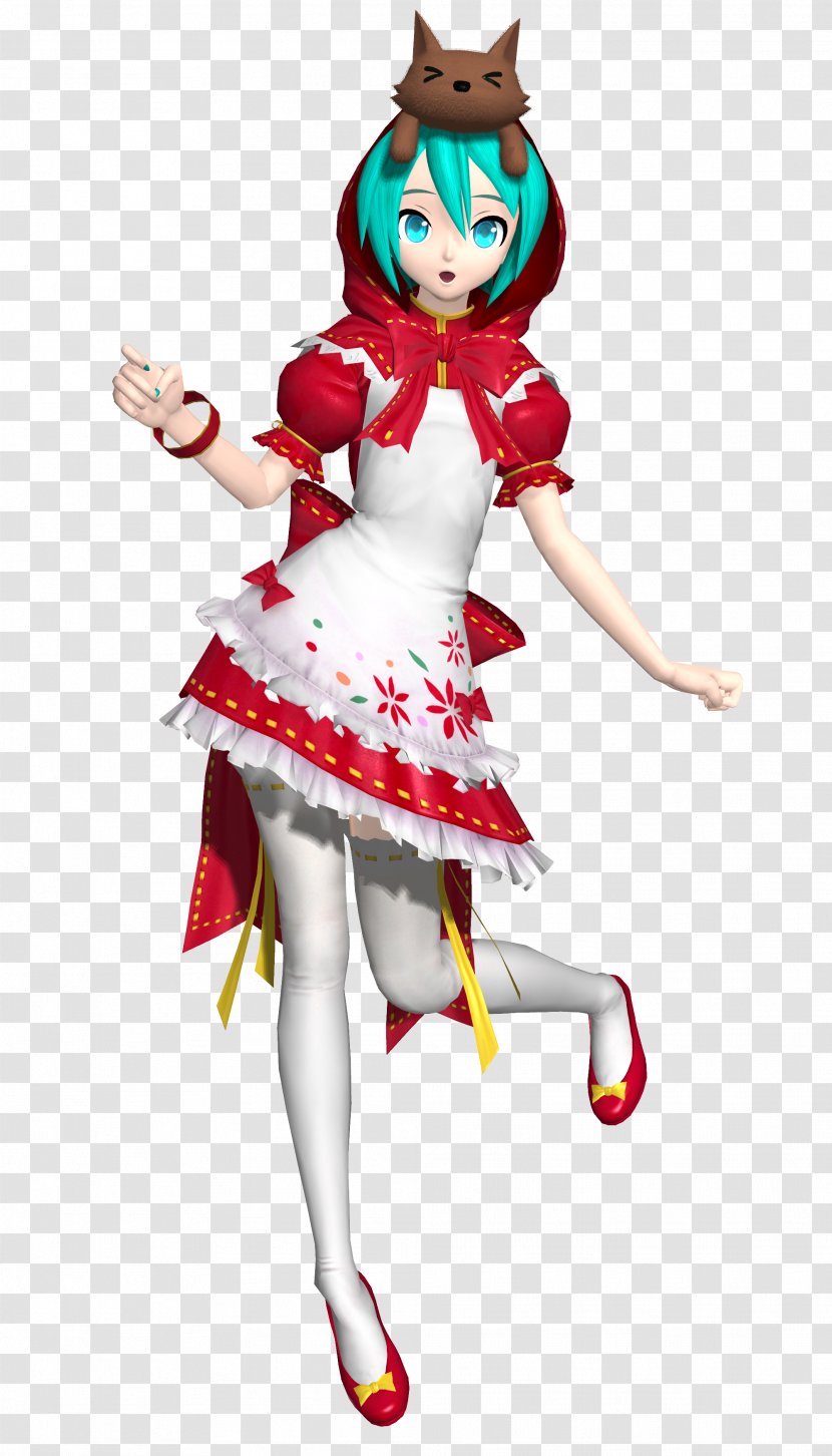Hatsune Miku Little Red Riding Hood Vocaloid Cosplay Transparent PNG