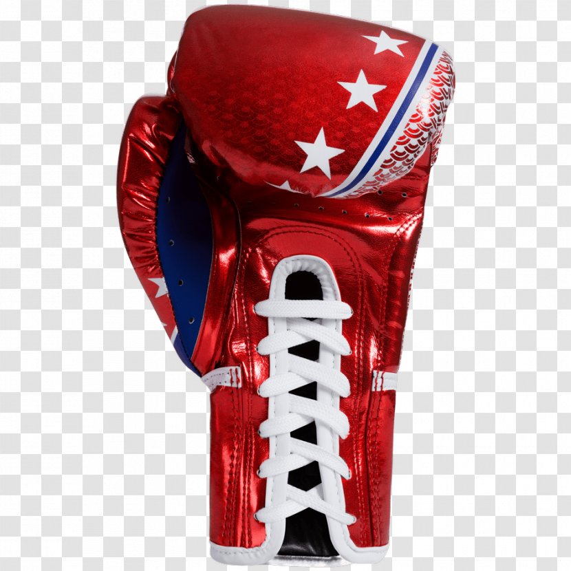 Muay Thai Boxing Glove Sparring - Shin Guard - Red Lace Transparent PNG