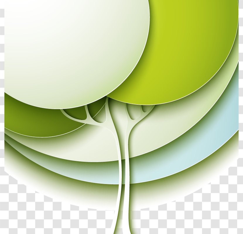 Photography Tree Illustration - Green - 3D Vector Material Trees Transparent PNG