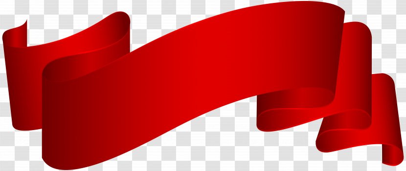 Banner Logo - Brand - Red Deco Clip Art Image Transparent PNG