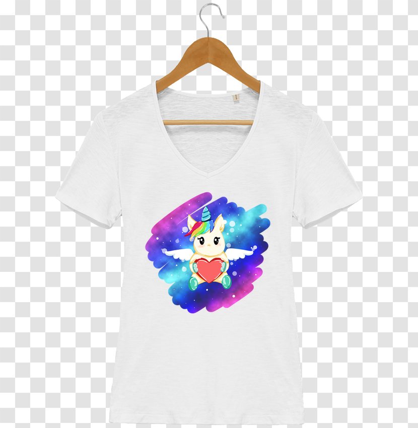 T-shirt Collar Sleeve Woman Fashion - Watercolor Transparent PNG