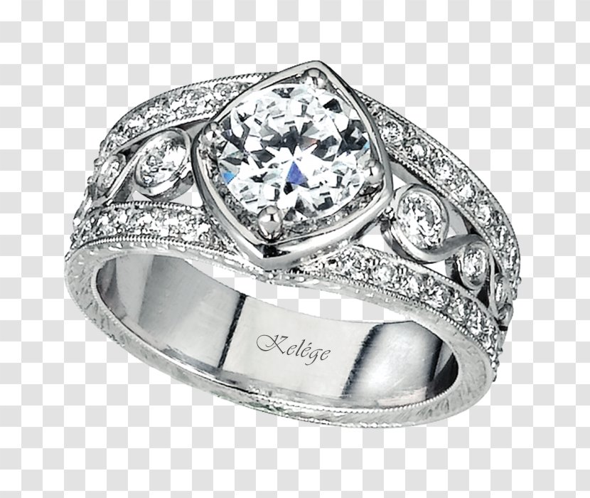 Diamond Wedding Ring Sapphire Jewellery - Body Jewelry - Creative Rings Transparent PNG