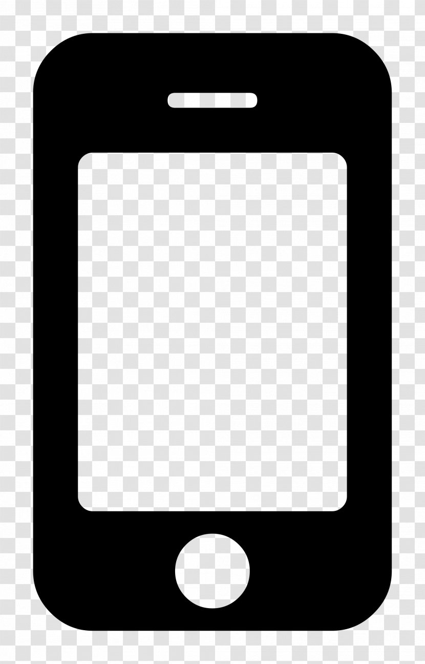 IPhone Telephone - Black - Phone Icon Template Download Transparent PNG