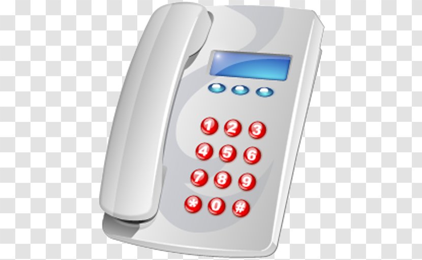 Telephone Icon Design - Telephony - Web Transparent PNG