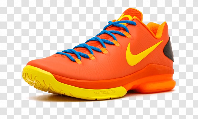Orange Nike Dunk Sports Shoes - Frame Transparent PNG