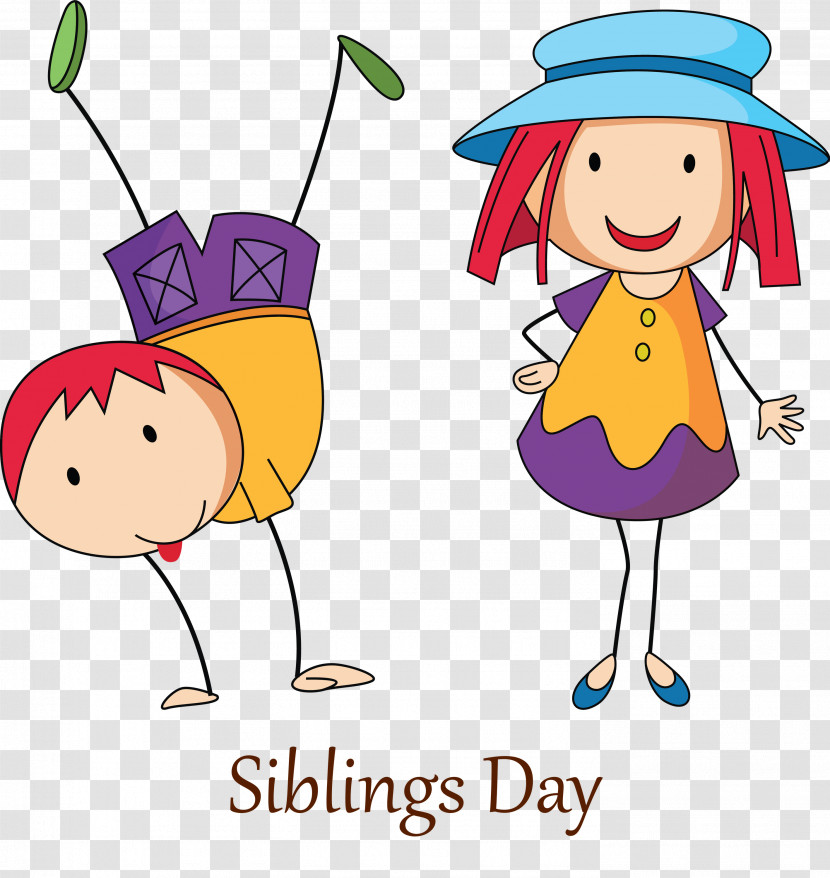 Happy Siblings Day Transparent PNG