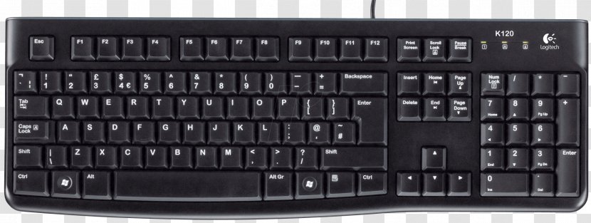 Computer Keyboard Mouse Laptop Logitech USB - Input Device Transparent PNG