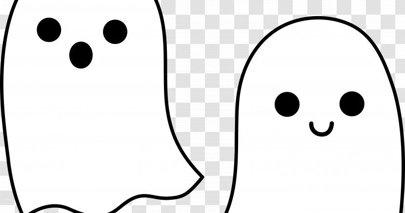 Clip Art Ghost Drawing Image Vector Graphics - Heart Transparent PNG