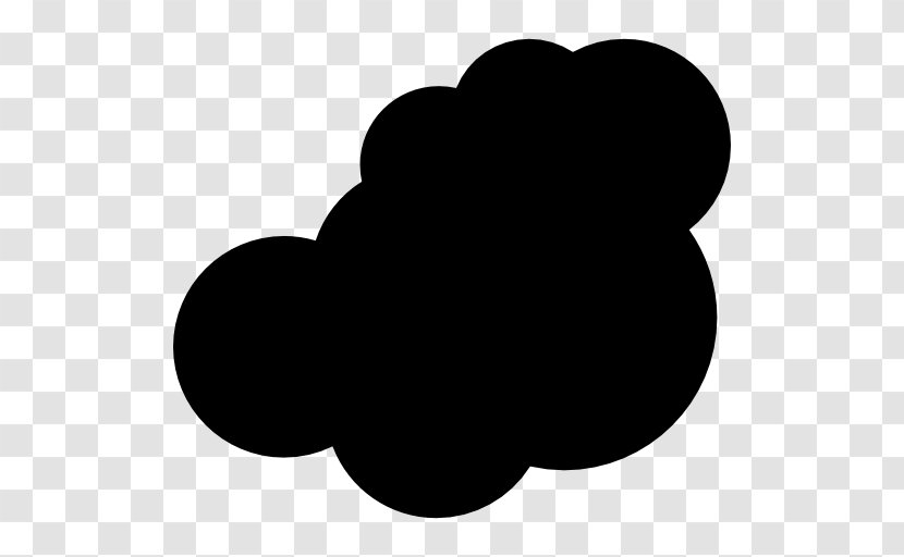 Cloud Storm Nuvem Negra - Heart Transparent PNG