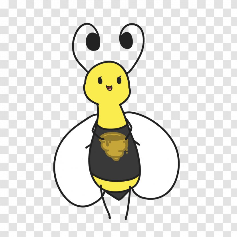 Honey Bee Clip Art Cartoon Line - Membrane Winged Insect - Molino Transparent PNG