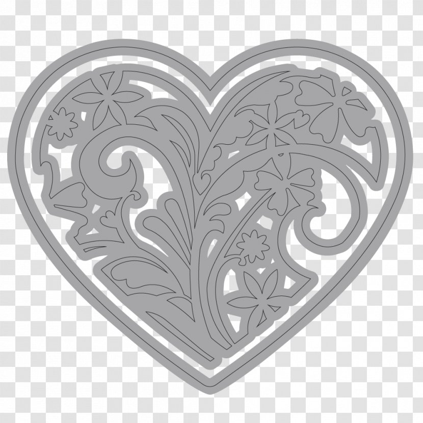 Visual Arts Silver - Heart Transparent PNG