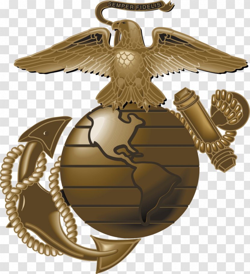 United States Marine Corps Rank Insignia Eagle, Globe, And Anchor Navy Armed Forces - Department Of Defense Transparent PNG
