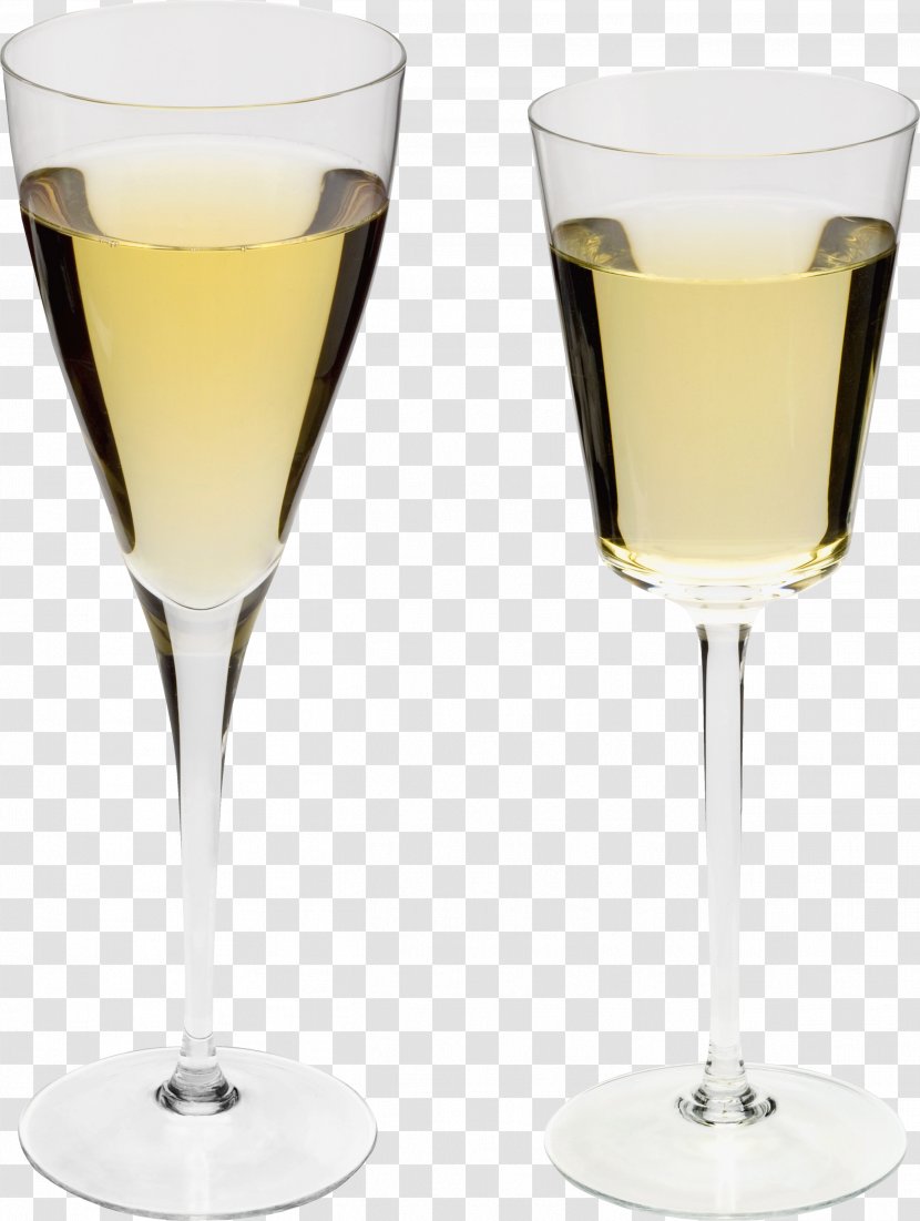 White Wine Champagne Beer Glass - Image Transparent PNG